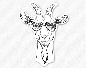 340x270 Goat Drawing Etsy - Goat Drawing Pictures