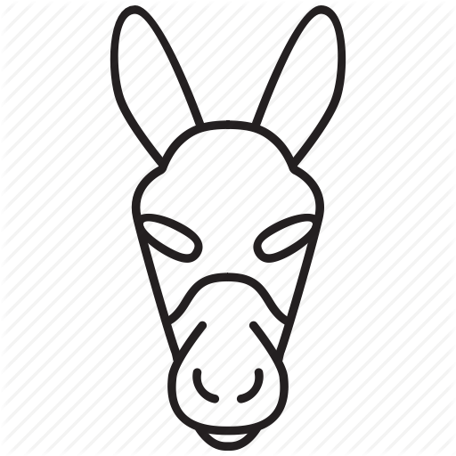 512x512 animal, ass, donkey, face, goat, head, stupid icon - Goat Face Drawing