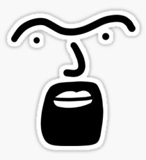 210x230 Goatee Drawing Stickers Redbubble - Goatee Drawing