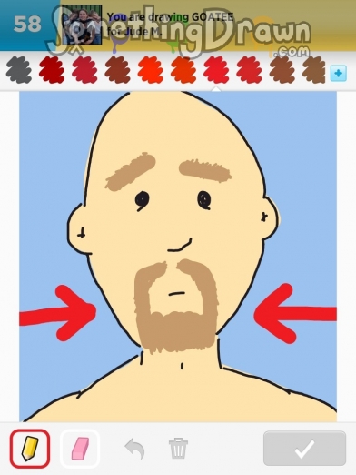 392x522  - Goatee Drawing
