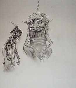 260x300 Goblin Drawings Fine Art America - Goblin Drawing