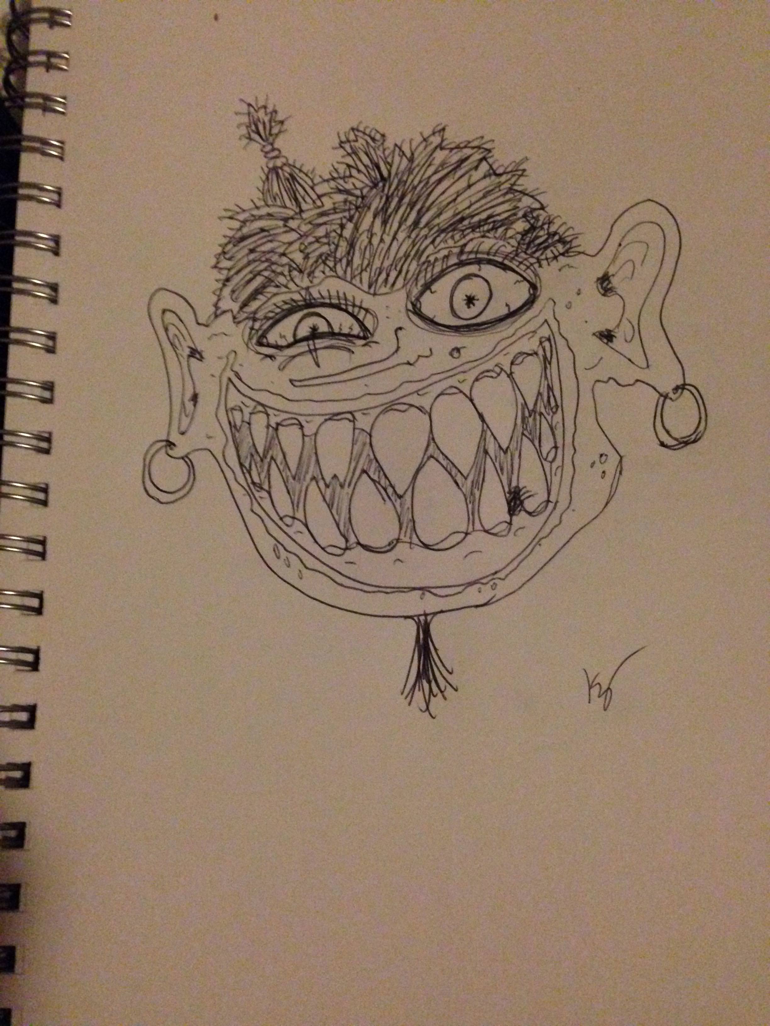 2448x3264 My Goblin Drawing - Goblin Drawing