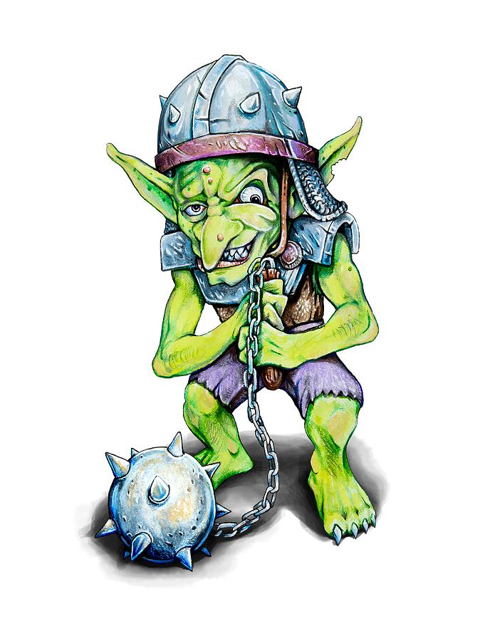 674x900 Goblin Drawing - Goblin Drawing
