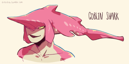 500x250 Goblin Shark Tumblr - Goblin Shark Drawing