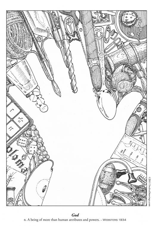 510x756 serenity prayer god twelve drawings - God Drawing