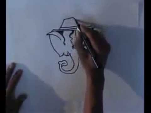 480x360 Draw Hindu God Ganesha Step - God Drawing Easy