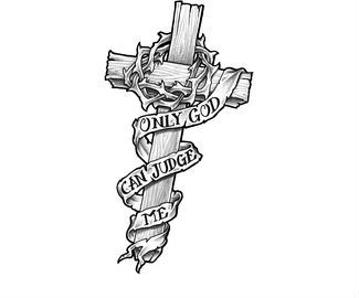 325x270 Cross Tattoo Design Tatoo This Tattoo Can Be A Source - God On Cross Drawing