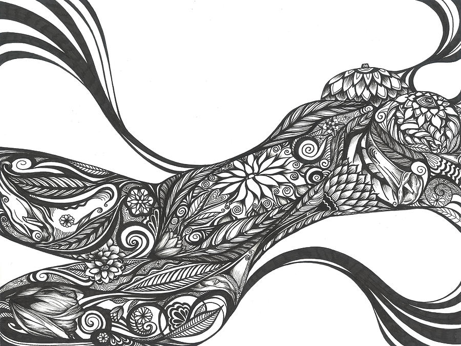 900x675 earth goddess drawing - Goddess Drawing