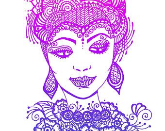 340x270 goddess drawing etsy - Goddess Drawing