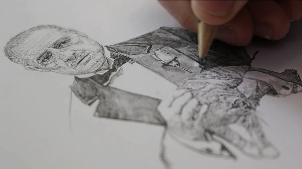 1280x720 The Godfather - Godfather Drawing