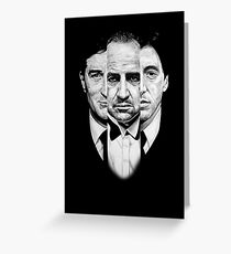 210x230 The Godfather Drawing Greeting Cards Redbubble - Godfather Drawing