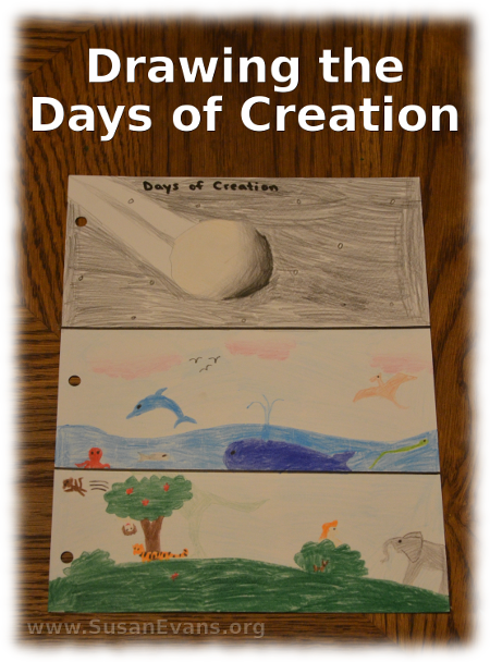 450x608 Drawing The Days Of Creation - Gods Creation Drawing