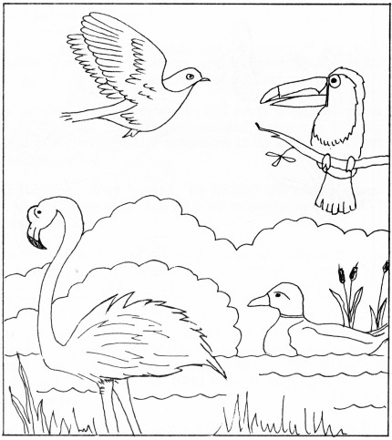 430x483 Jesus Loves Us God's Creation Book - Gods Creation Drawing