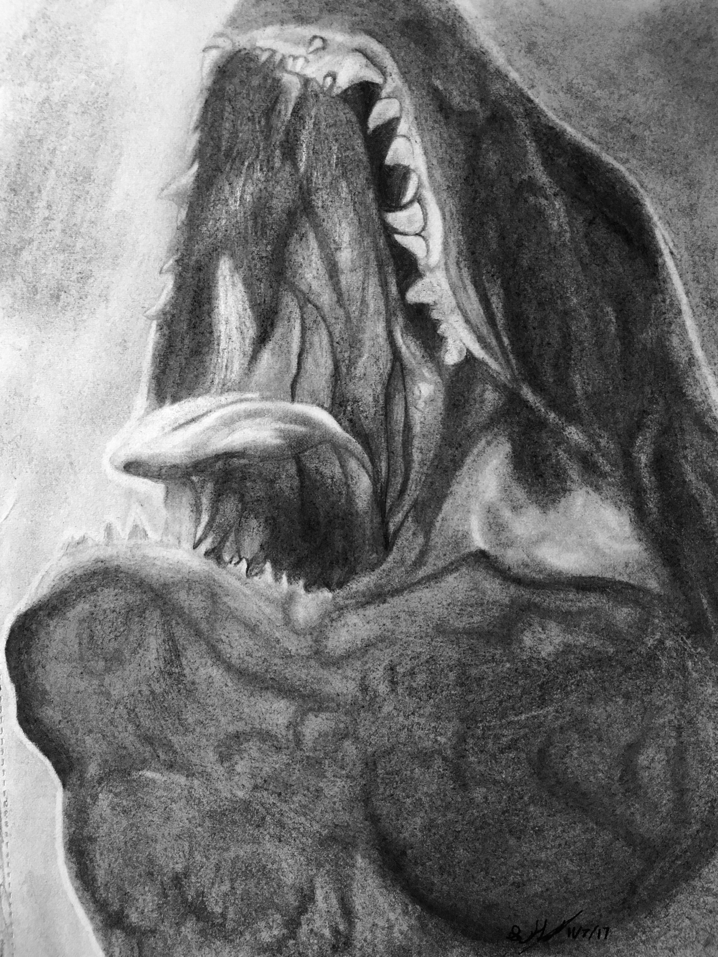 3024x4032 Godzilla Drawing! - Godzilla Drawing