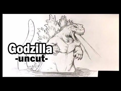 480x360 Godzilla Drawing - Godzilla Drawing Easy