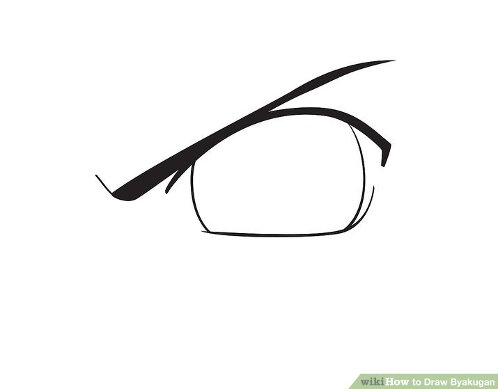 715x559 how to draw byakugan steps - Goggles Drawing