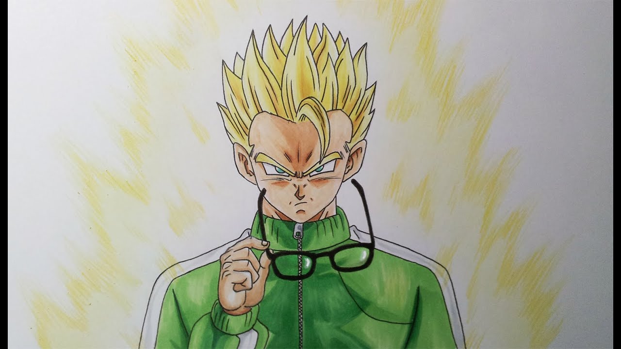 1280x720 Drawing Gohan Super Saiyan - Gohan Drawing