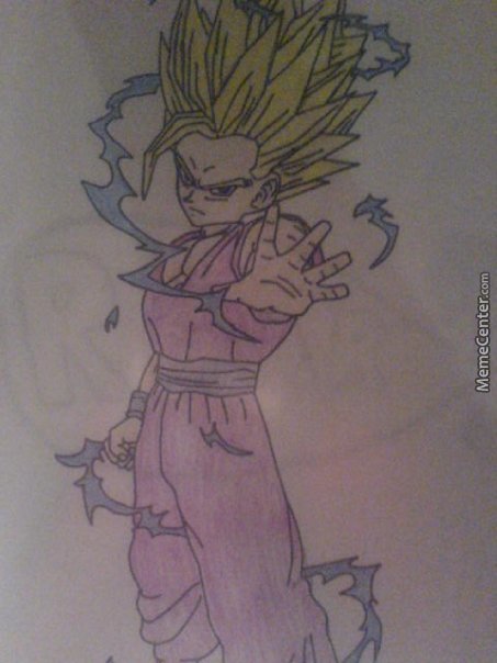 453x604 Teen Gohan Drawing - Gohan Drawing