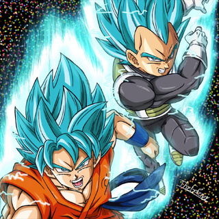 320x320 goku vegeta ssjb i'm just throwing out my drawings from instagram - Goku And Vegeta Drawing