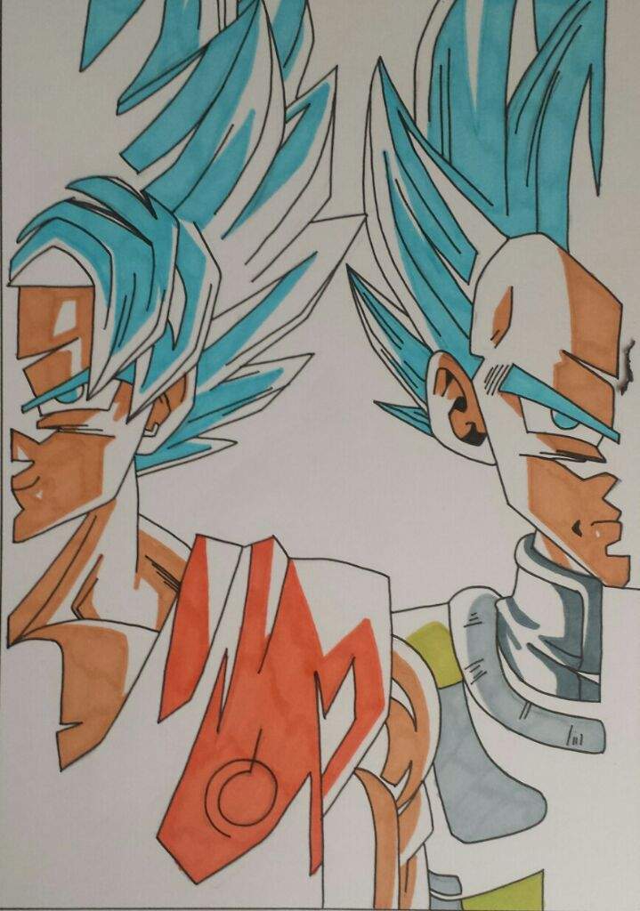 Goku And Vegeta Drawing at Explore collection of Goku And Vegeta Drawing