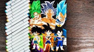320x180 skachat drawing goku, vegeta and broly - Goku And Vegeta Drawing