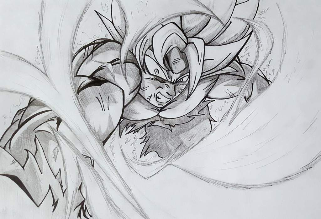 1024x701 Goku Mui Drawing Anime Amino - Goku Drawing
