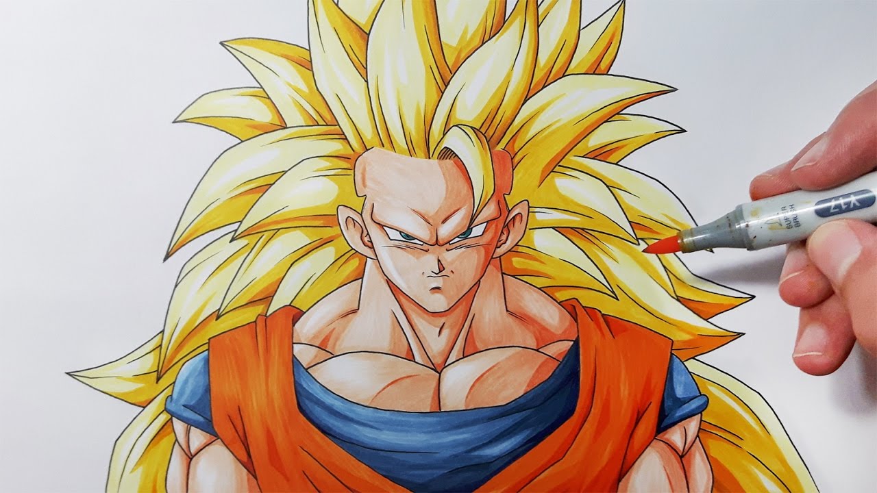 1280x720 How To Draw Goku Super Saiyan - Goku Drawing
