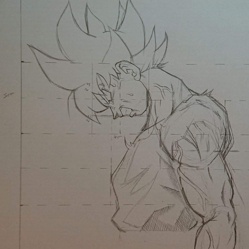 1024x1024 How To Draw Goku - Goku Drawing