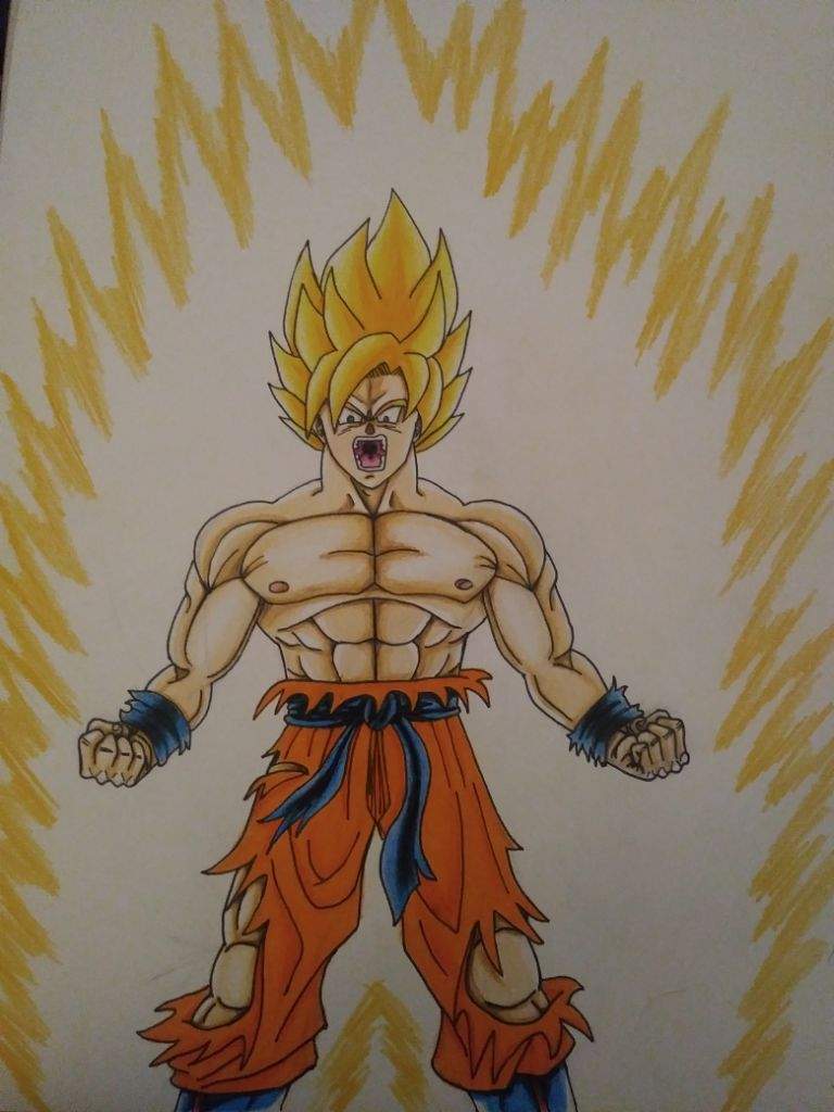 768x1024 Drawing Goku Ssj !!! Dragonballz Amino - Goku Drawing