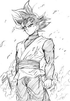 Goku Drawing Easy At Paintingvalley Com Explore Collection Of