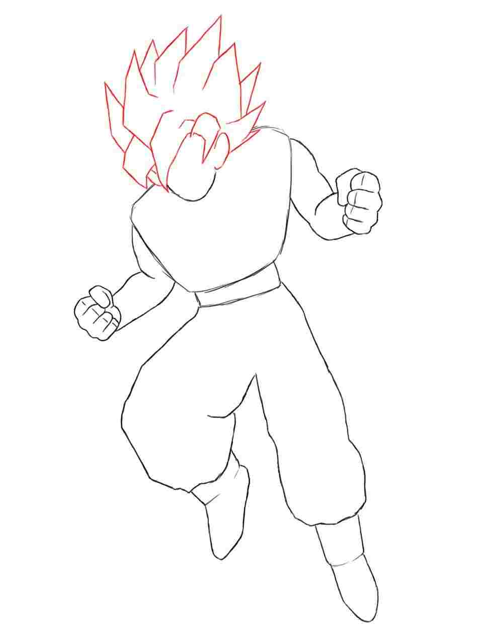 Goku Drawing Easy At PaintingValley Com Explore Collection Of Goku Drawing Easy