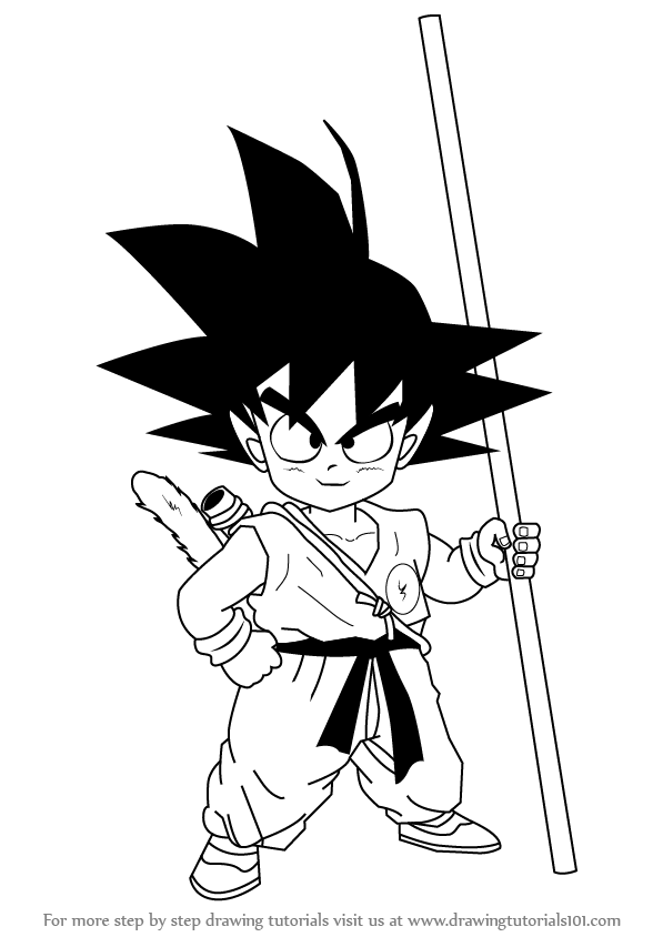 Goku Drawing Easy At Explore Collection Of Goku Drawing Easy 