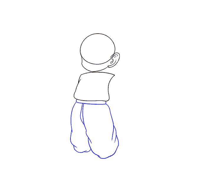 678x600 How To Draw Goku In A Few Easy Steps Easy Drawing Guides - Goku Drawing Step By Step