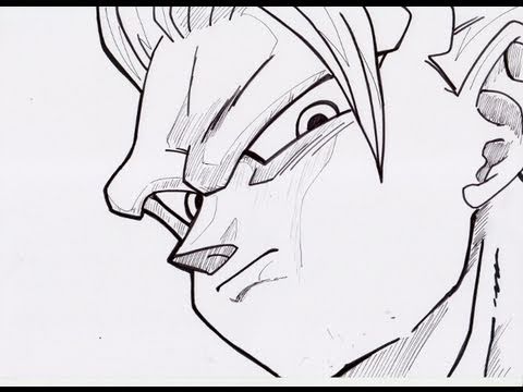 480x360 Pictures How To Draw Goku - Goku Drawing Step By Step