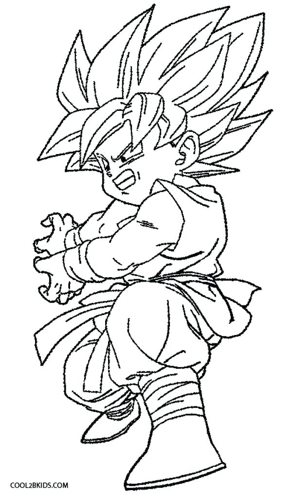 600x1020 dragon ball z coloring pages goku super saiyan - Goku Drawing Super Saiyan 5