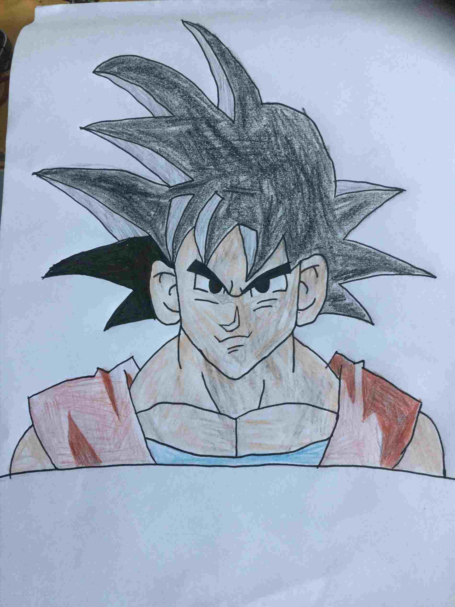 1899x2533 Easy Goku Drawings In Pencil - Goku Pencil Drawing