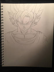 188x250 Goku Pencil Drawing - Goku Pencil Drawing