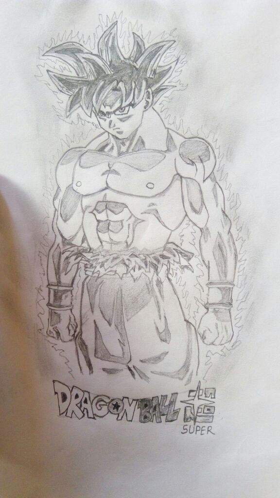 576x1024 Goku Limit Breaker Sketch Drawn - Goku Sketch Drawing