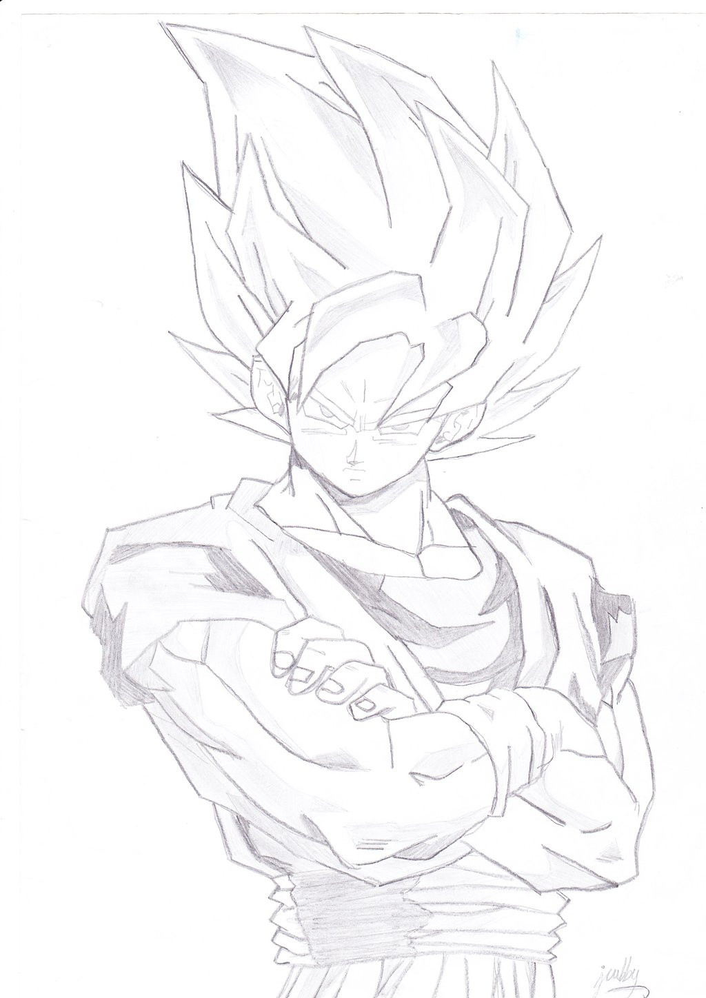 Goku Sketch Drawing at Explore collection of Goku