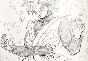 300x210 Dragon Ball Super Goku Black Drawing Dragon Ball Supergoku - Goku Ssgss Drawing