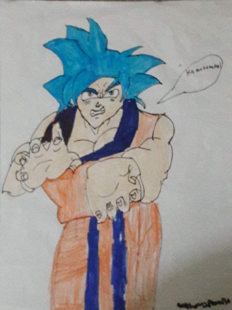 768x1024 Ssgss Goku Drawing Dragonballz Amino - Goku Ssgss Drawing