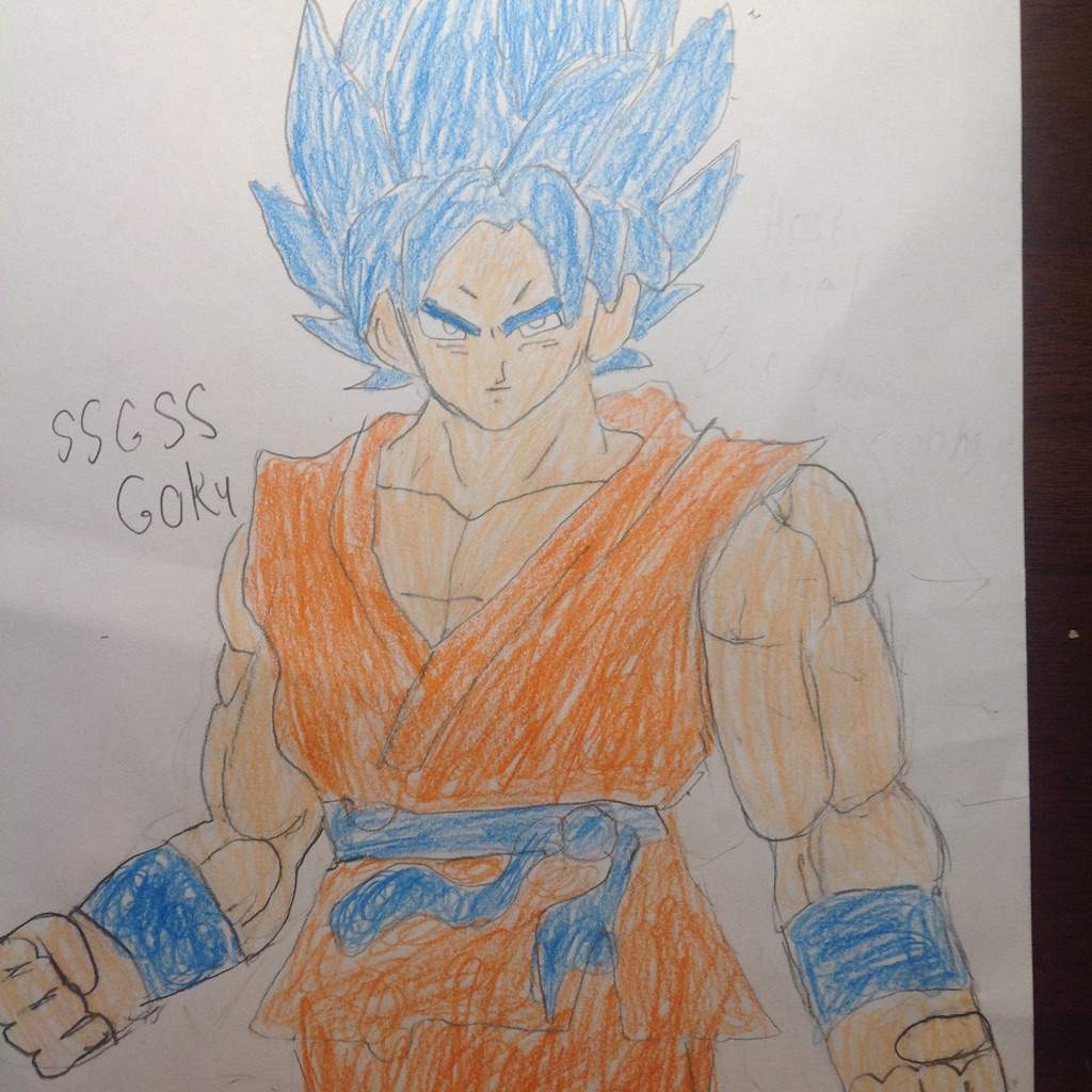 1024x1024 Ssgss Goku Drawing!!! - Goku Ssgss Drawing
