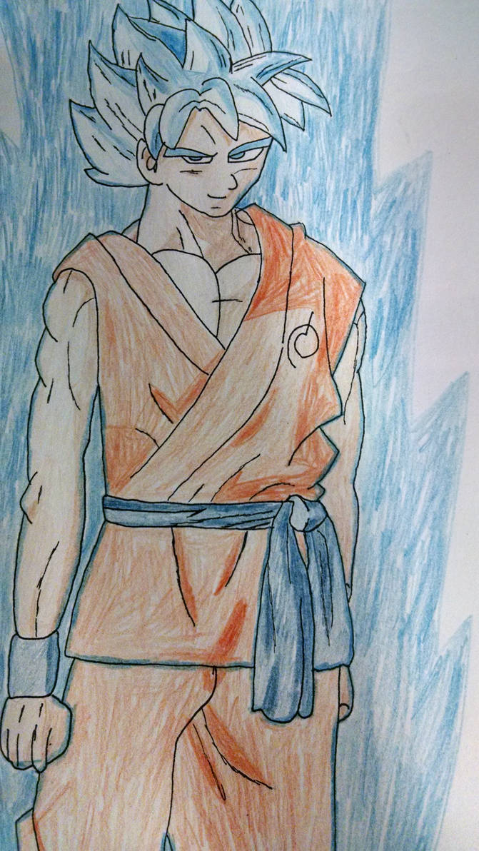 671x1192 Ssgss Goku Drawing - Goku Ssgss Drawing