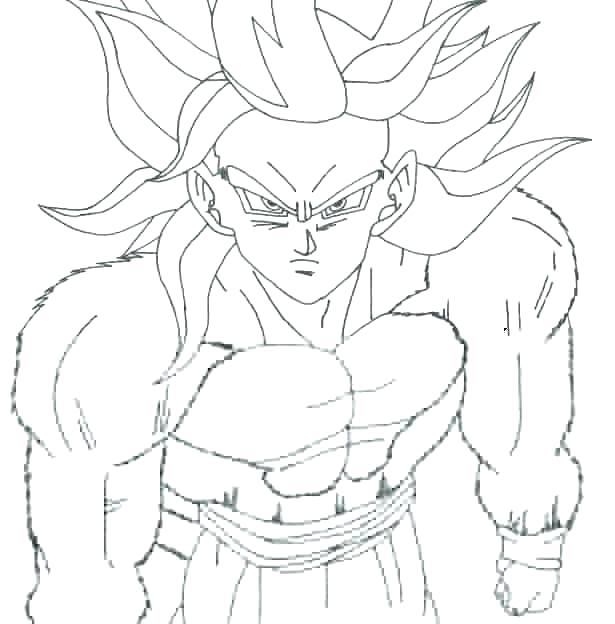 615x624 Goku Ssj Coloring Pages Dragon Ball Z Coloring Book Coloring Pages - Goku Ssj Drawing