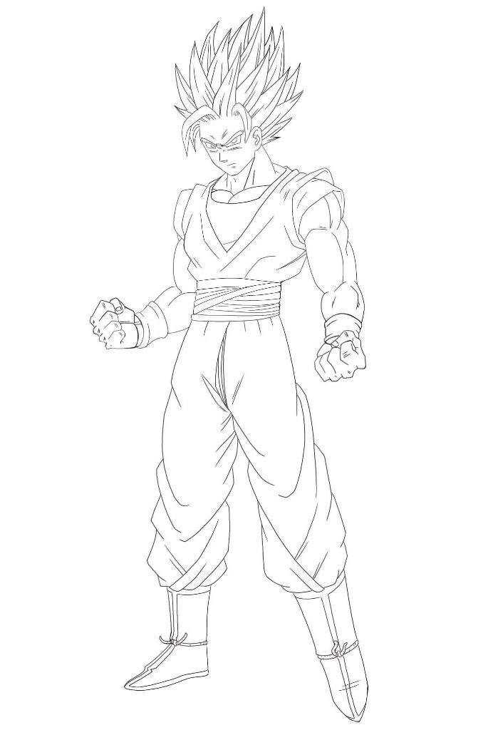 Son Goku Sketch at PaintingValley.com | Explore collection of Son Goku ...