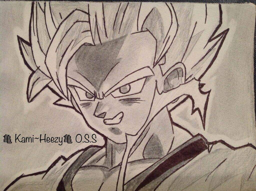 1024x765 Goku Drawing Dragonballz Amino - Goku Ssj2 Drawing