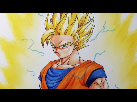 480x360 How To Draw Goku Super Saiyan - Goku Ssj2 Drawing