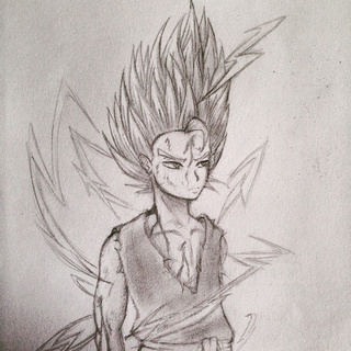 320x320 Drawings On Paigeeworld Pictures - Goku Ssj2 Drawing