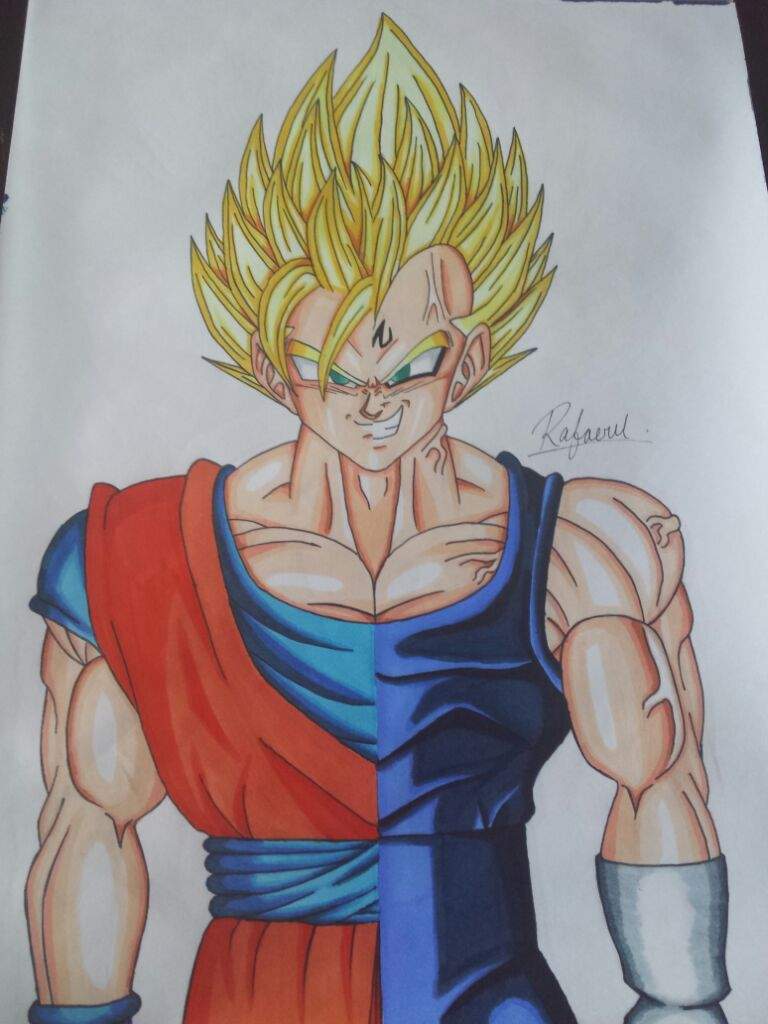 768x1024 drawing goku vs majin vegeta dragonballz amino - Goku Ssj2 Drawing