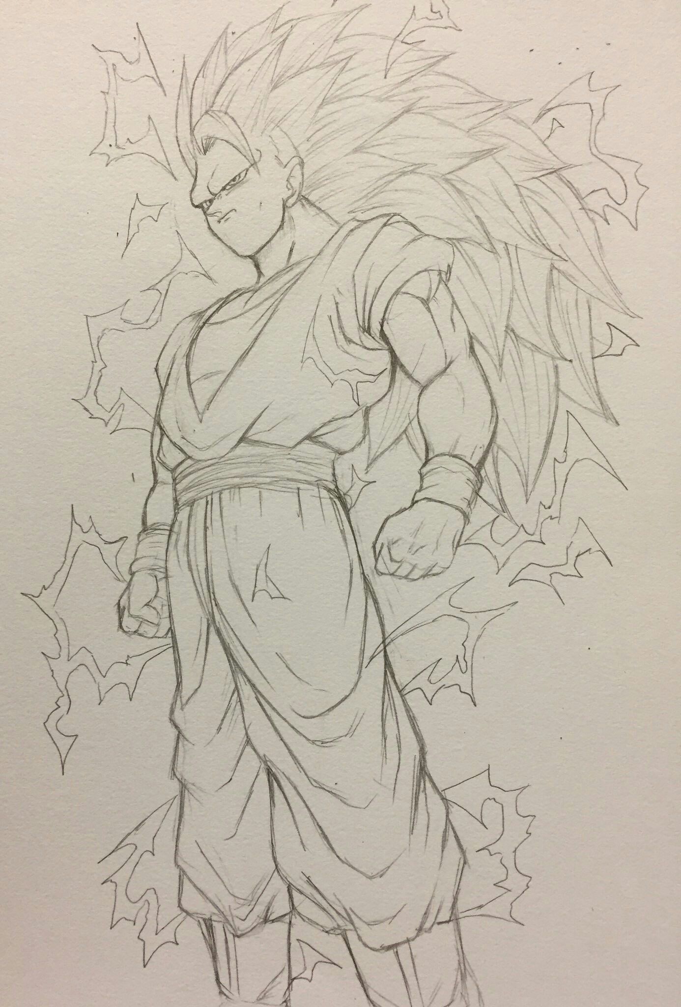Goku Ssj3 Draw 